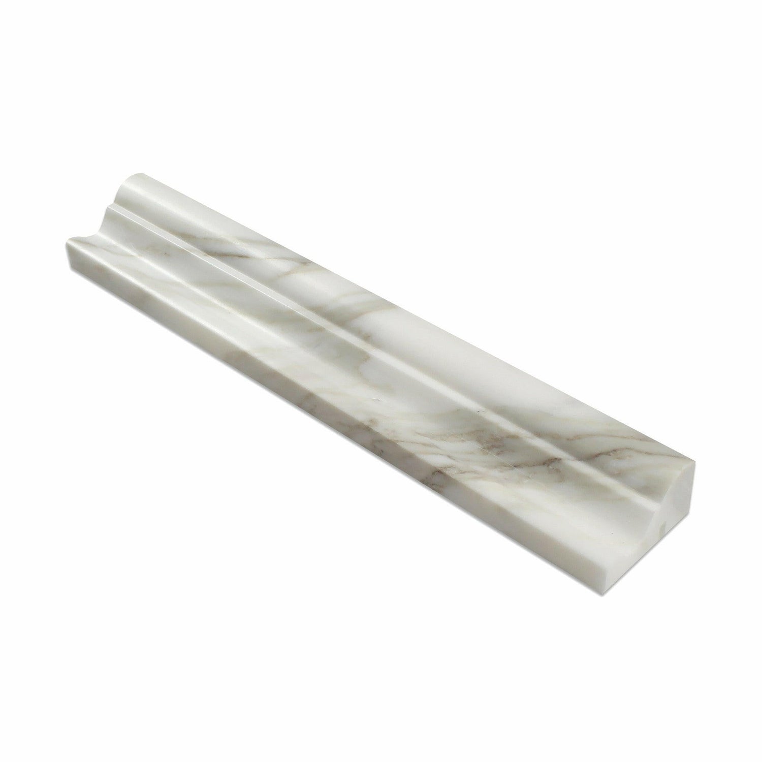 Calacatta Gold Marble Honed Crown - Mercer Molding Trim-Marble Molding/Trim-American Tile Depot