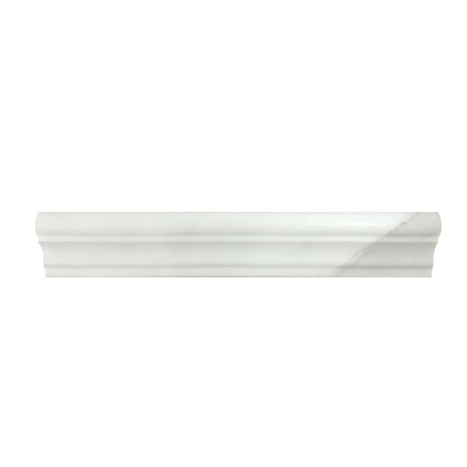 Calacatta Gold Marble Honed F-5 Chair Rail / Crown Molding Trim-Marble Molding/Trim-American Tile Depot