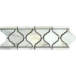 Calacatta Gold Marble Honed Lantern Border-Marble Border-American Tile Depot