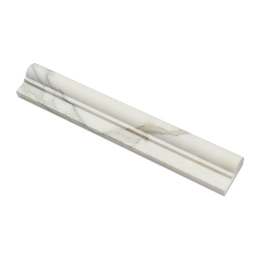 Calacatta Gold Marble Honed OG-1 Chair Rail Molding Trim-Marble Molding/Trim-American Tile Depot