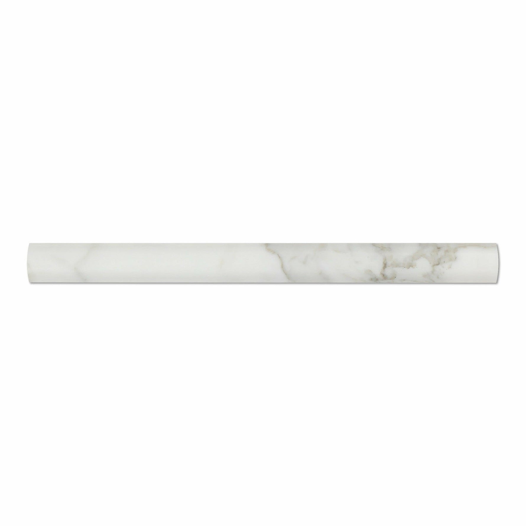 Calacatta Gold Marble Honed Quarter - Round Trim Molding-Marble Molding/Trim-American Tile Depot