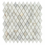 Calacatta Gold Marble Polished 1" Diamond Mosaic Tile-Marble Mosaic-American Tile Depot