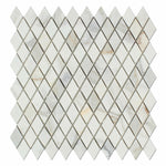 Calacatta Gold Marble Polished 1" Diamond Mosaic Tile-Marble Mosaic-American Tile Depot