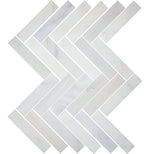 Calacatta Gold Marble Polished 2 X 6 Herringbone Mosaic Tile-Marble Mosaic-American Tile Depot