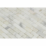 Calacatta Gold Marble Polished Baby Brick Mosaic Tile-Marble Mosaic-American Tile Depot