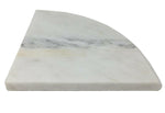 Calacatta Gold Marble Shower Corner Shelf - Honed-Accessories-American Tile Depot