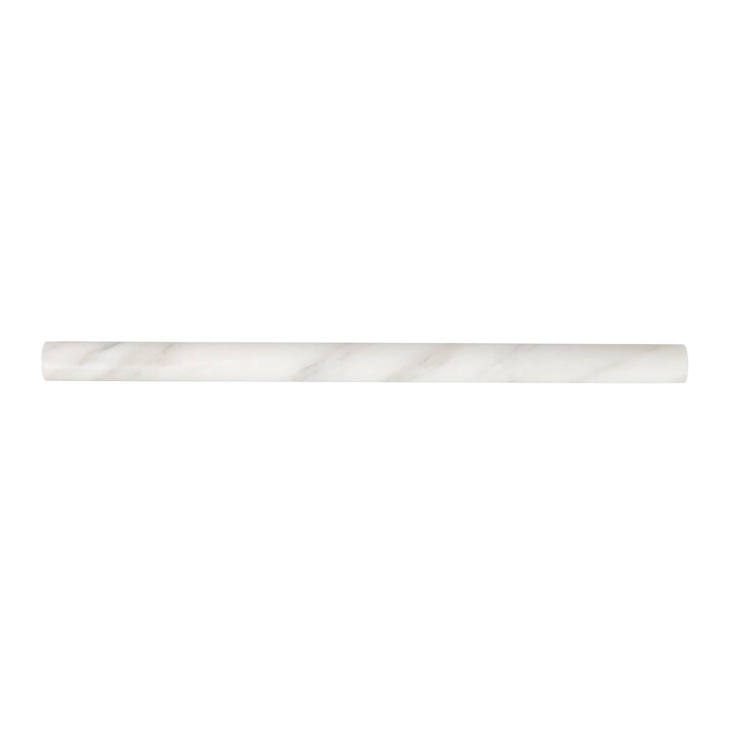 Calacatta Oliva Marble Honed 3/4 X 12 Bullnose Liner-Marble Molding/Trim-American Tile Depot