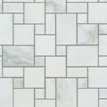 Calacatta Oliva Marble Honed Mini-Versailles Mosaic Tile-Marble Mosaic-American Tile Depot