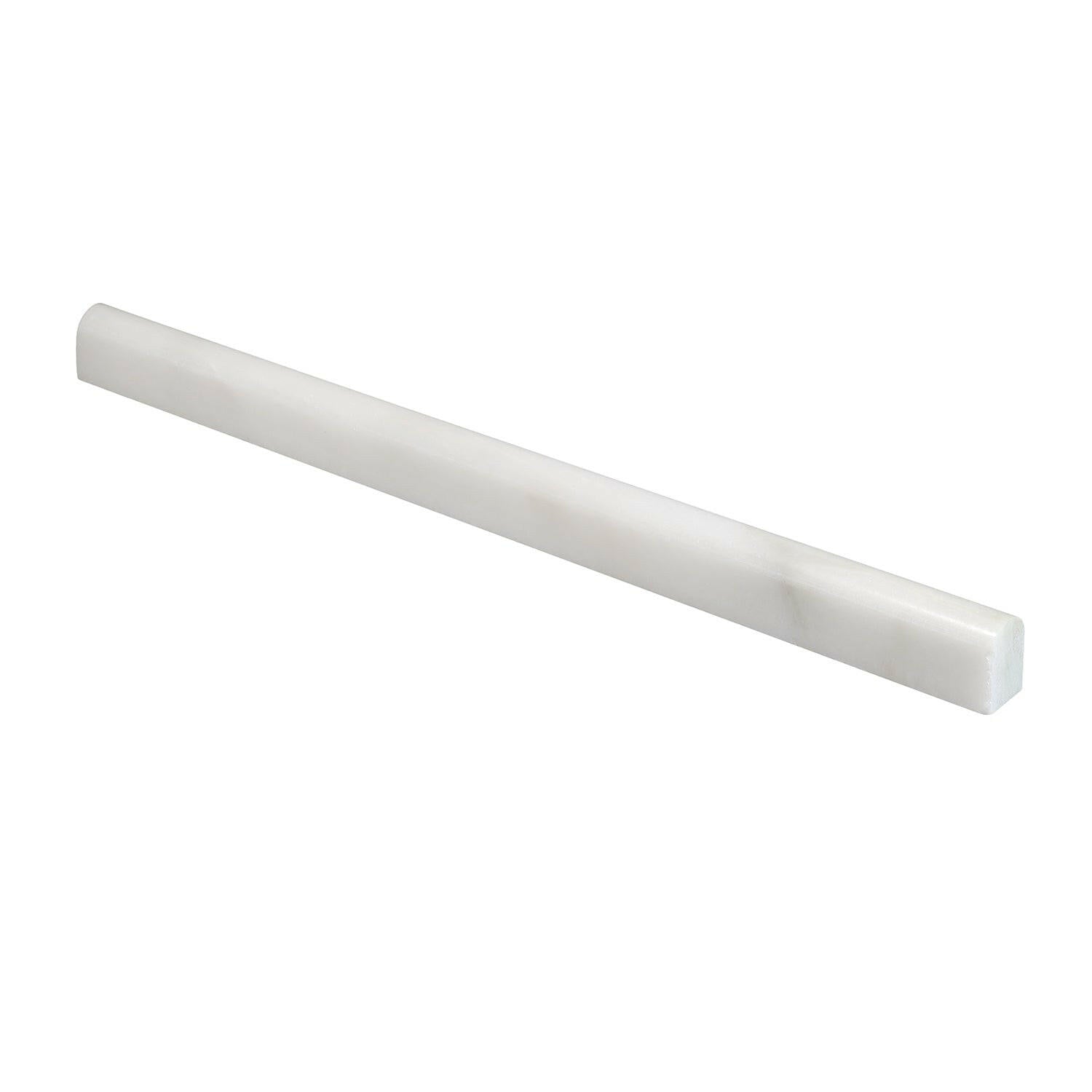 Calacatta Oliva Marble Polished 5/8 X 12 Pencil Liner-Marble Molding/Trim-American Tile Depot