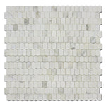 Calacatta Oliva Marble Polished Picket Mosaic Tile-Marble Mosaic-American Tile Depot