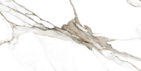 24 X 48 Calacatta Fantasy Topo Polished Marble Look Porcelain Tile