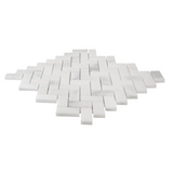 1 X 2 Calacatta Oliva Marble Honed Herringbone Mosaic Tile