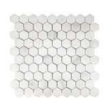 Calacatta Oliva Marble Polished 1" Mini Hexagon Mosaic Tile
