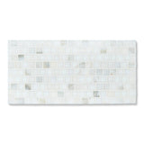 5/8 X 5/8 Calacatta Oliva Marble Polished Mosaic Tile