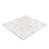 1 X 1 Calacatta Oliva Marble Honed Mosaic Tile