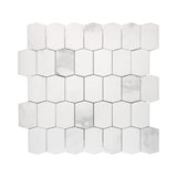 Calacatta Oliva Marble Polished Picket Mosaic Tile