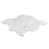 Calacatta Oliva Marble Polished Mini-Versailles Mosaic Tile