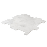 Calacatta Oliva Marble Polished Mini-Versailles Mosaic Tile