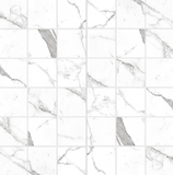 2 X 2 Calacatta Pearl Square Matte Porcelain Mosaic Tile