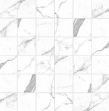 2 X 2 Calacatta Pearl Square Matte Porcelain Mosaic Tile