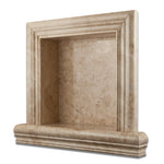 Cappuccino Marble Hand-Made Custom Shampoo Niche / Shelf - SMALL - Polished-Accessories-American Tile Depot