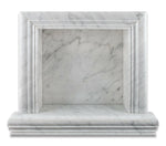 Carrara White Marble Hand-Made Custom Shampoo Niche / Shelf - SMALL - Honed-Accessories-American Tile Depot