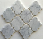 Carrara White Marble Honed 4" Morocco Mosaic Tile-Marble Mosaic-American Tile Depot