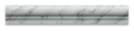 Carrara White Marble Polished OG-1 Chair Rail Molding Trim-Marble Molding/Trim-American Tile Depot