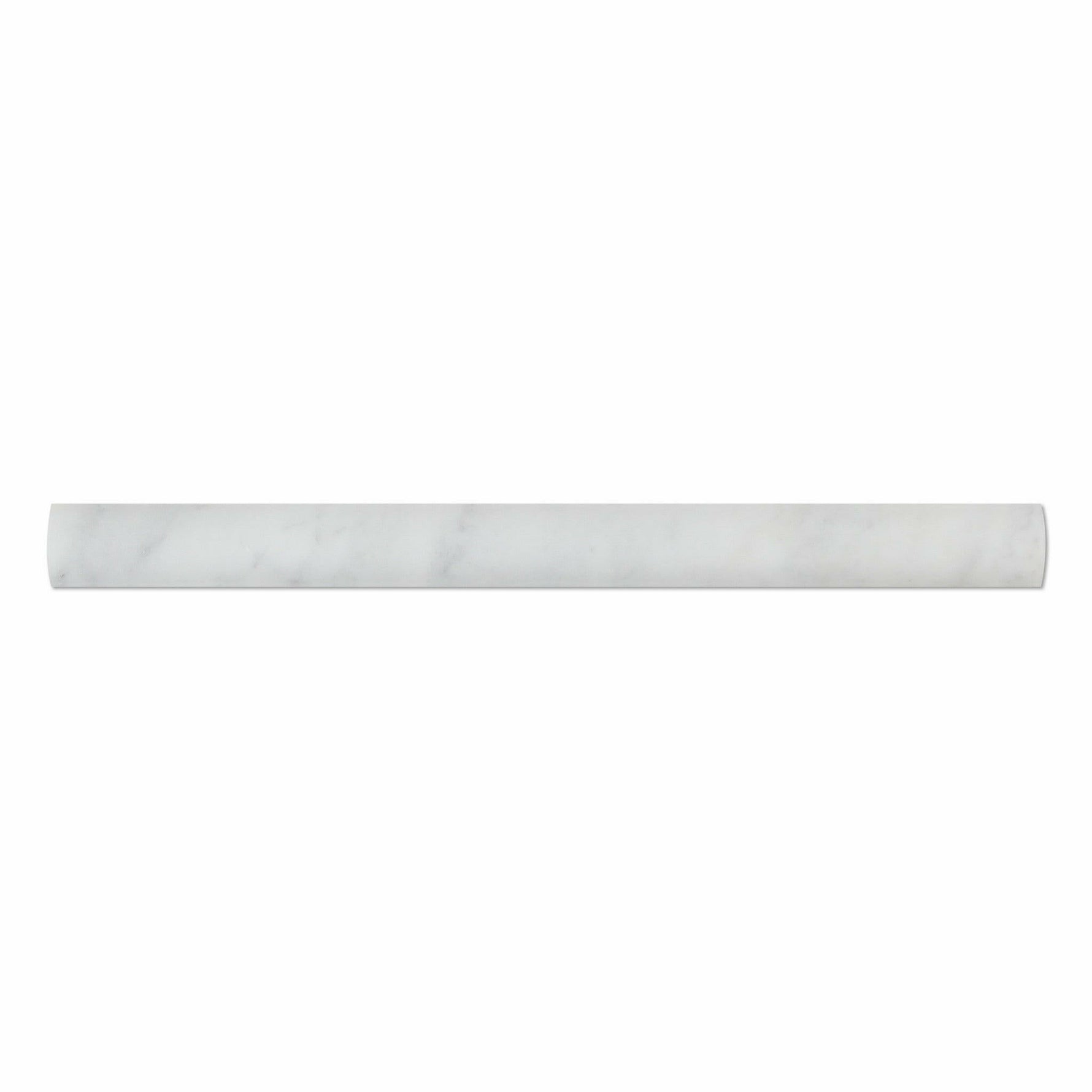 Carrara White Marble Polished Quarter - Round Trim Molding-Marble Molding/Trim-American Tile Depot