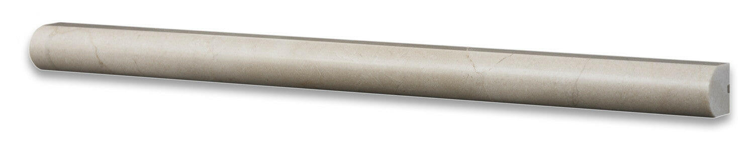 Crema Marfil Marble Honed 3/4 X 12 Bullnose Liner-Marble Molding/Trim-American Tile Depot