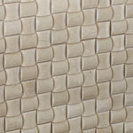 Crema Marfil Marble Honed 3D Small Bread Mosaic Tile-Marble Mosaic-American Tile Depot