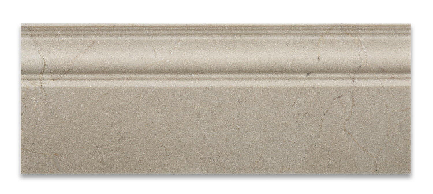 Crema Marfil Marble Honed Baseboard Trim Molding-Marble Molding/Trim-American Tile Depot