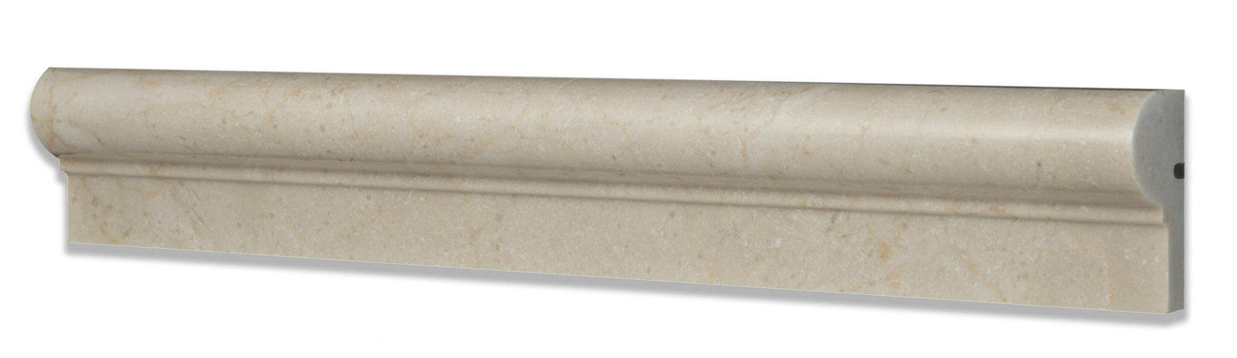 Crema Marfil Marble Honed OG-1 Chair Rail Molding Trim-Marble Molding/Trim-American Tile Depot