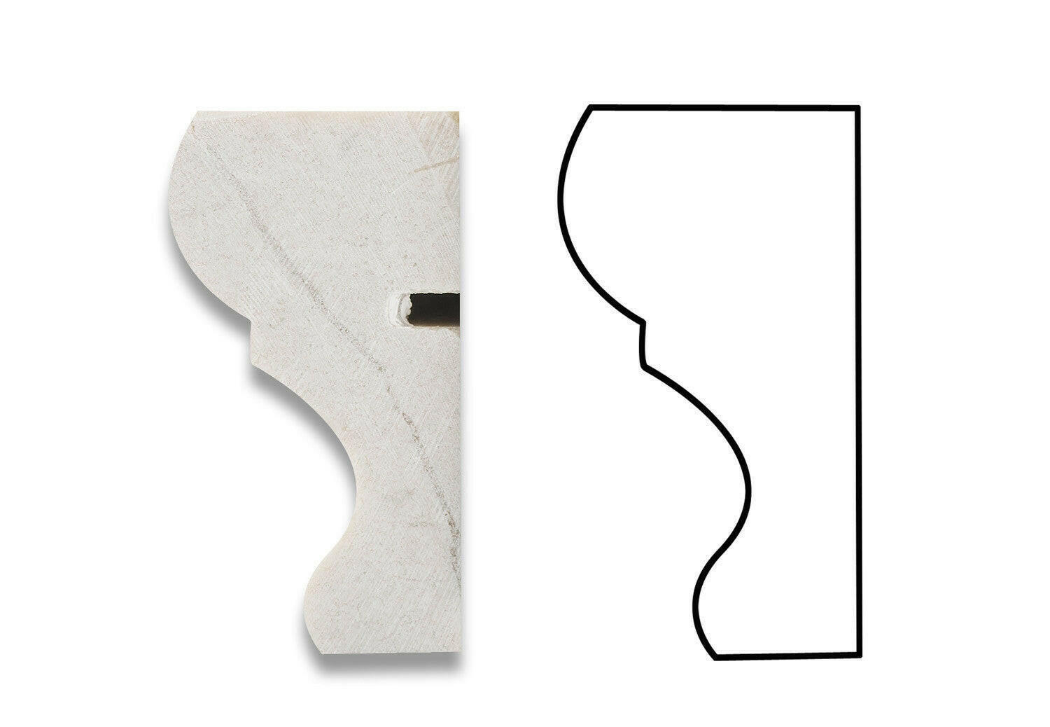 Crema Marfil Marble Polished Crown - Mercer Molding Trim-Marble Molding/Trim-American Tile Depot