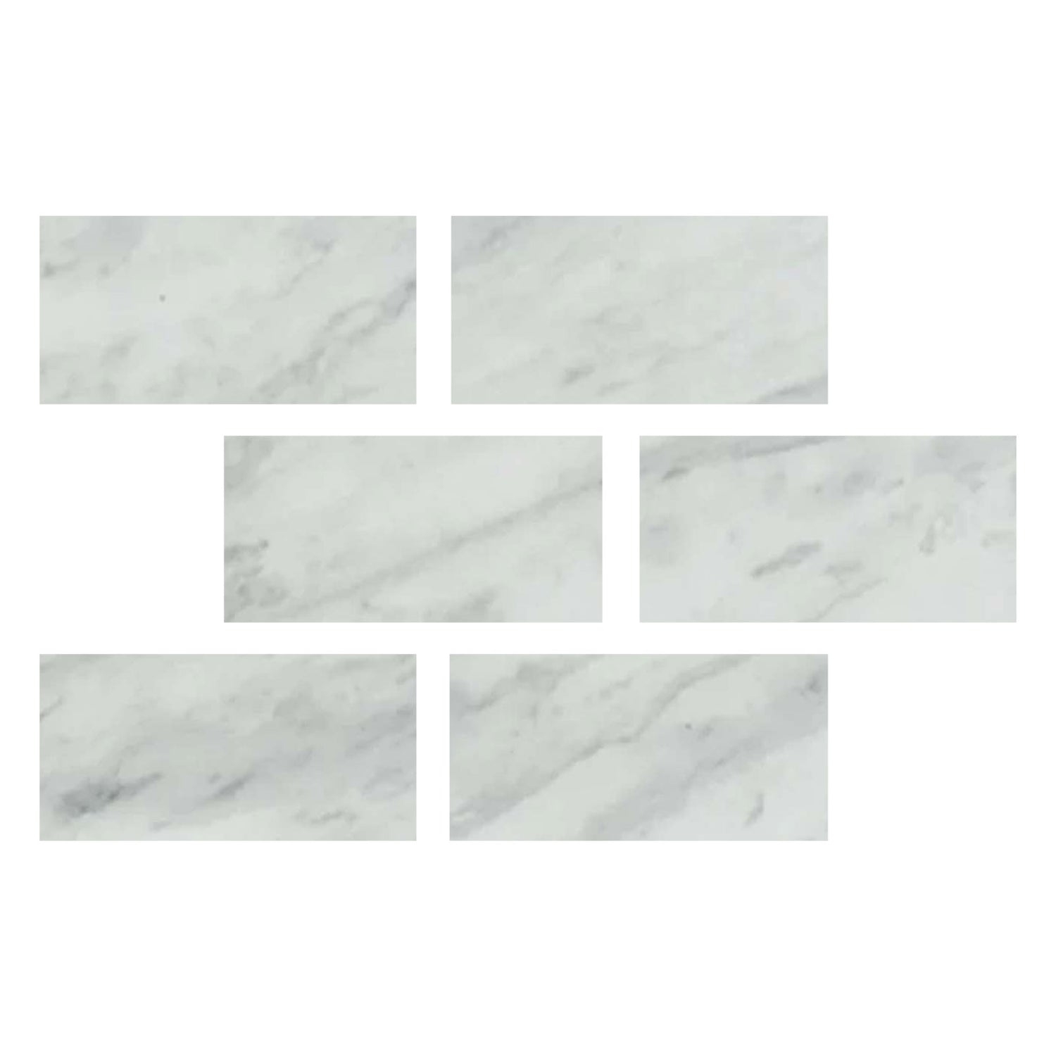 4 X 8 Bianco Venatino (Bianco Mare) Marble Honed Field Tile