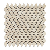 Crema Marfil Marble Polished 1" Diamond Mosaic Tile