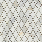 Calacatta Gold Marble Polished 1" Diamond Mosaic Tile