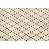 Crema Marfil Marble Polished 1" Diamond Mosaic Tile