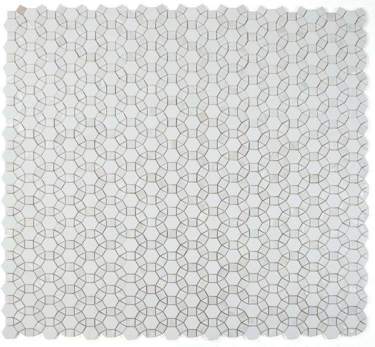 Diana Aether Circular Mosaic Wall Tile-Mixed Mosaic-American Tile Depot