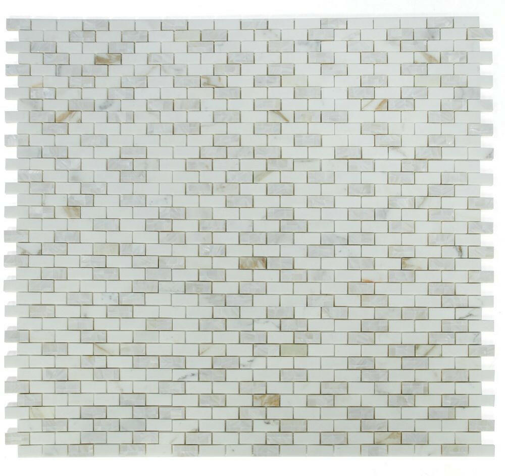 Diana Brick Calacatta Mosaic Wall Tile-Mixed Mosaic-American Tile Depot