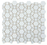 Sample of Diana Aether Circular Mosaic Wall Tile-Sample-American Tile Depot