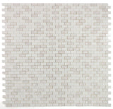 Diana Brick Thassos Mosaic Wall Tile