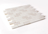 Diana Brick Thassos Mosaic Wall Tile-Mixed Mosaic-American Tile Depot