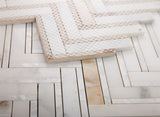 Sample of Diana Herringbone Calacatta Mosaic Wall Tile-Sample-American Tile Depot