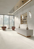 24 X 48 Docks White Matte Limestone Look Porcelain Tile-Porcelain Tile Large Formate-American Tile Depot