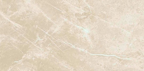 24 X 48 Dolomia Cream Luc Glossy Marble Look Porcelain Tile