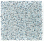 Drop Deep Ocean Rubble Mosaic Wall Tile-Mixed Mosaic-American Tile Depot