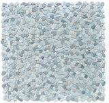 Sample of Drop Deep Ocean Rubble Mosaic Wall Tile-Sample-American Tile Depot