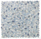 Sample of Drop Royal Sapphire Rubble Mosaic Wall Tile-Sample-American Tile Depot