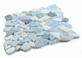 Drop Royal Sapphire Rubble Mosaic Wall Tile-Mixed Mosaic-American Tile Depot